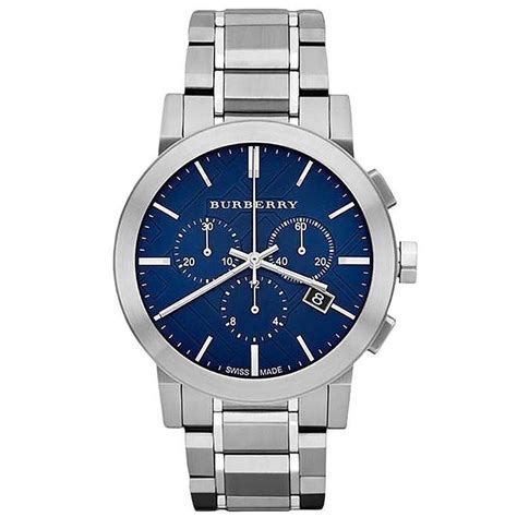 Burberry Men's Watch Chronograph The City 42mm Blue BU9363.